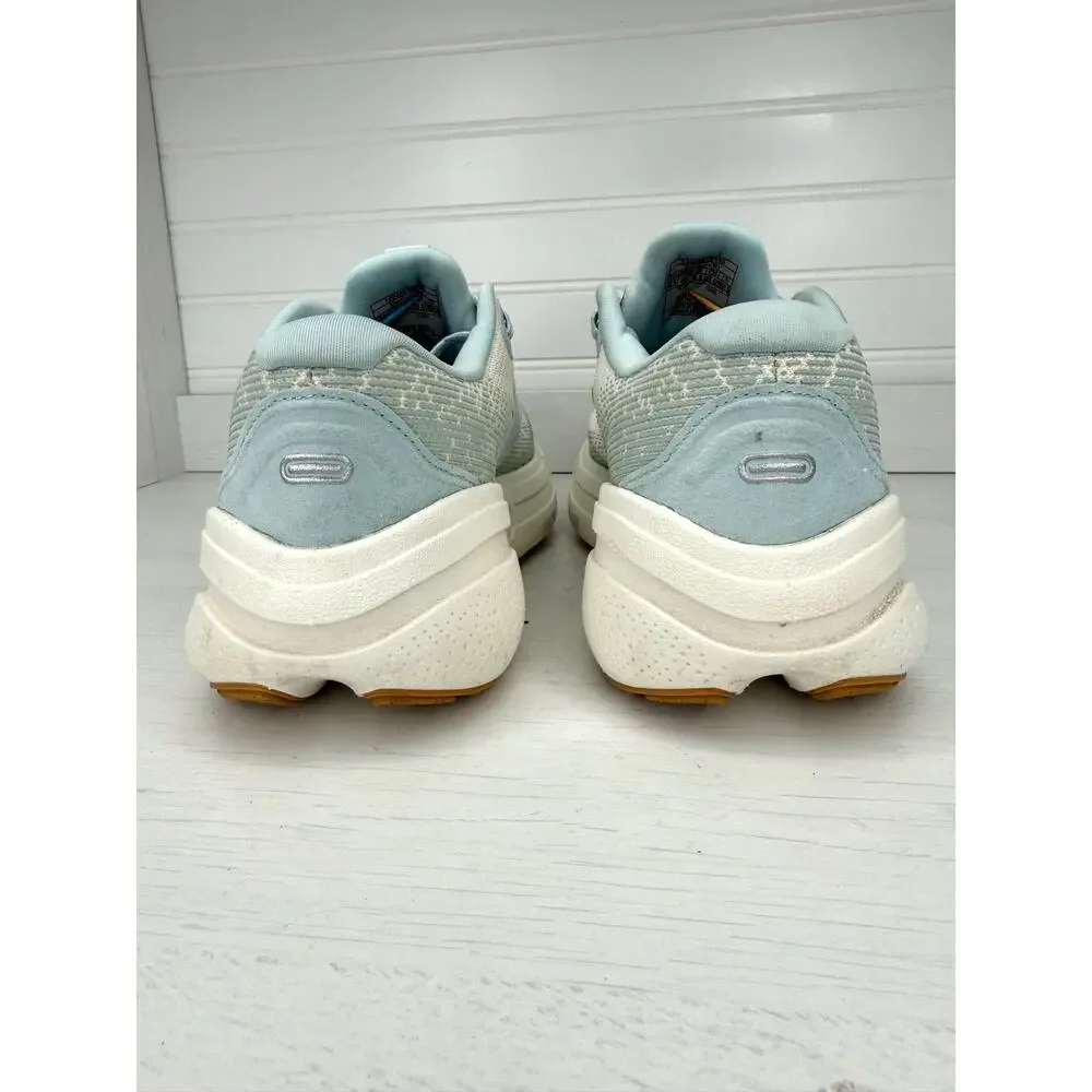 Brooks Ghost Max 2 Womens 8.5 B Coconut Milk Winter Sky Running Shoes 120420